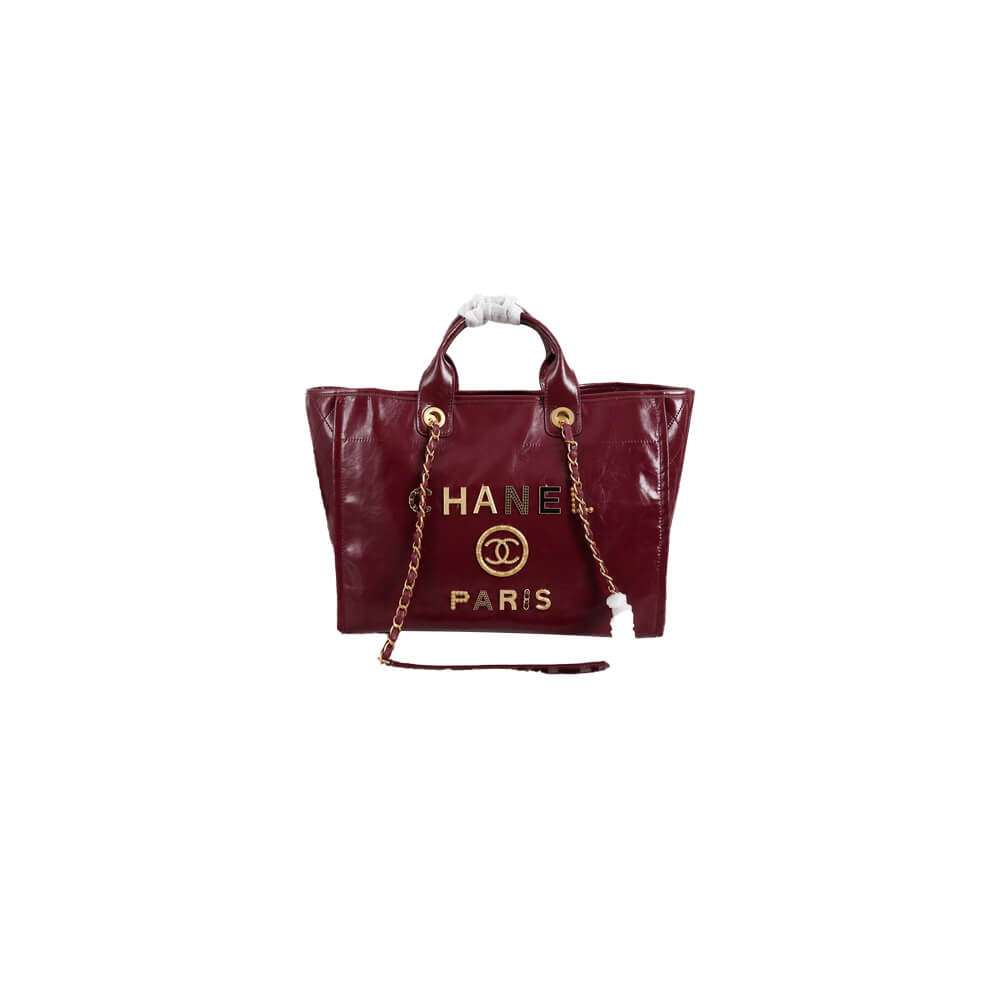 Ch*el large deauville tote