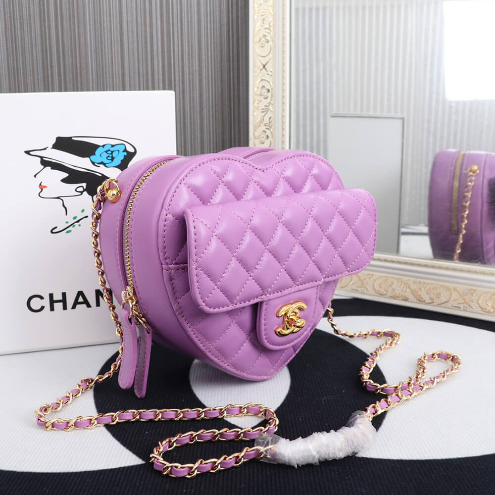 Ch*el 22s heart bag