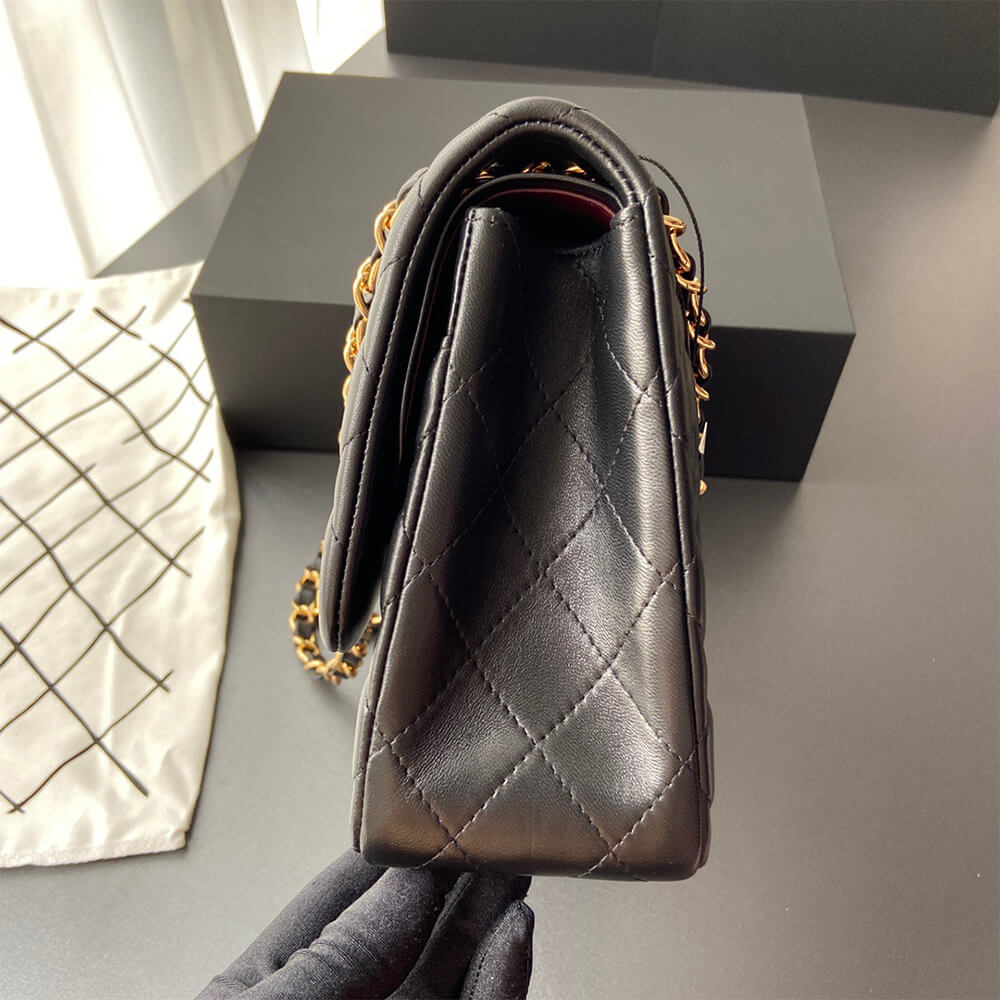 Ch*el classic double flap jumbo