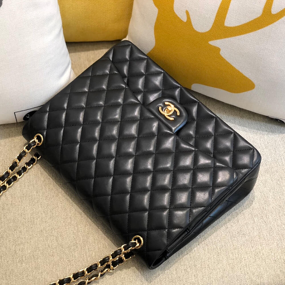 Ch*el classic maxi handbag