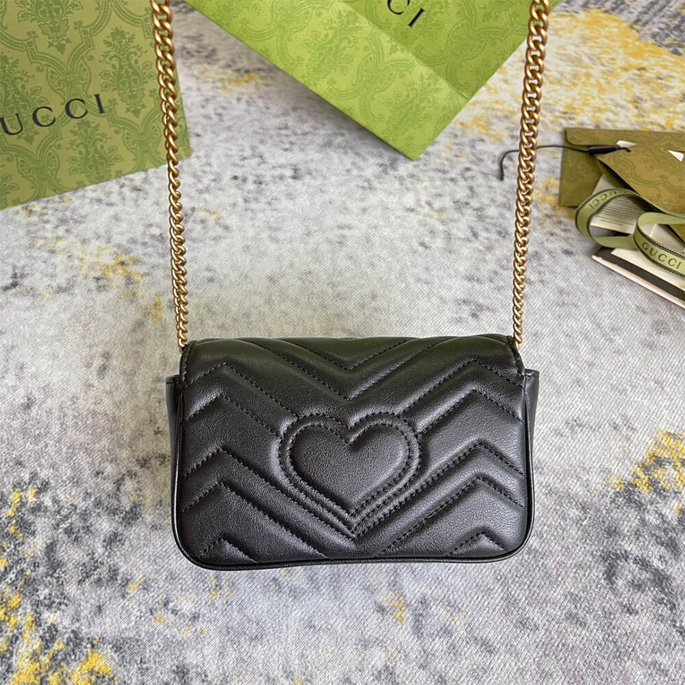 gg marmont matelasse leather S*per mini bag