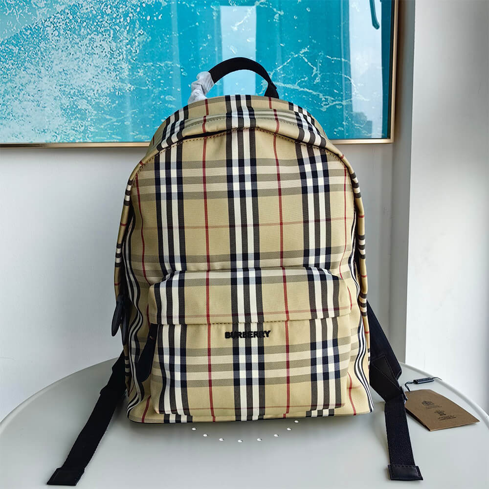 B**rry check backpack