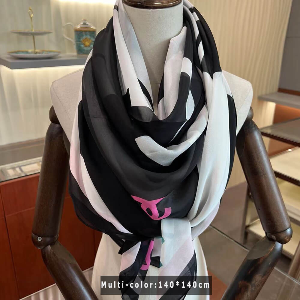 Ch*el square scarf