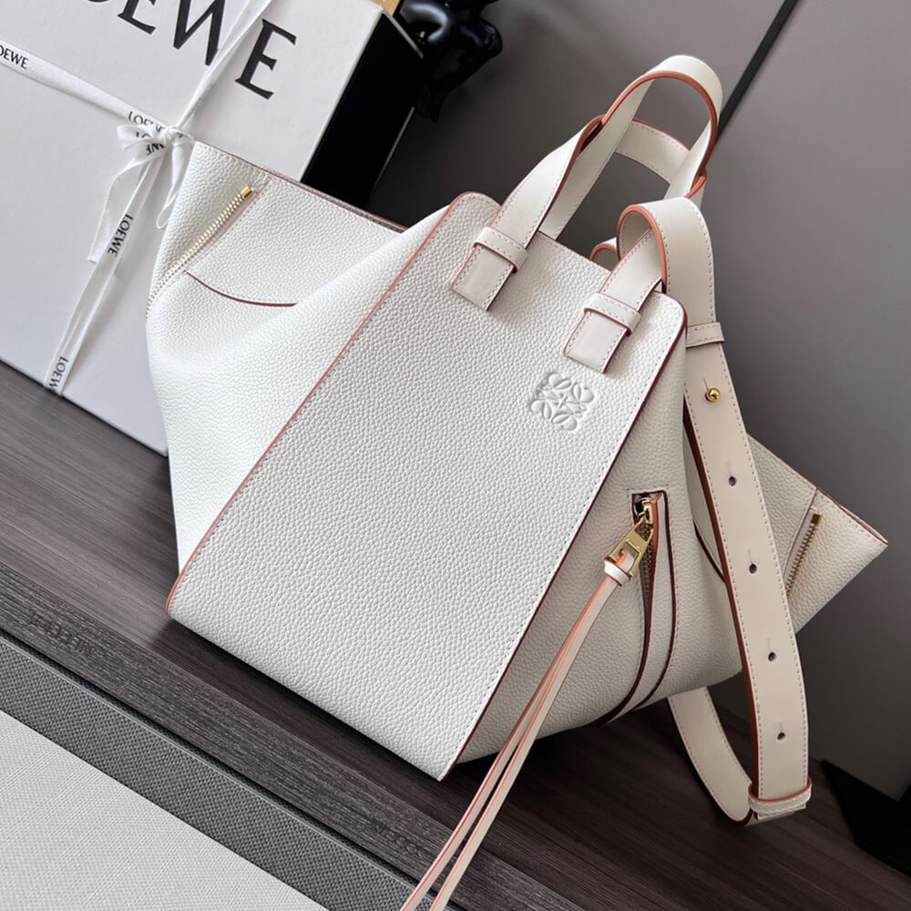 LOEWE Small Hammock bag in soft grained calfskin