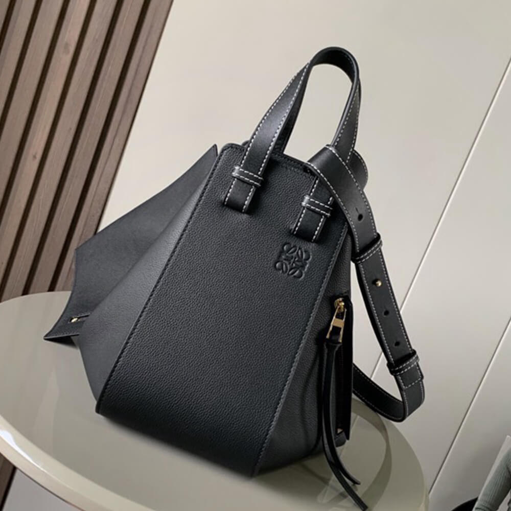 LOEWE Small Hammock bag in soft grained calfskin