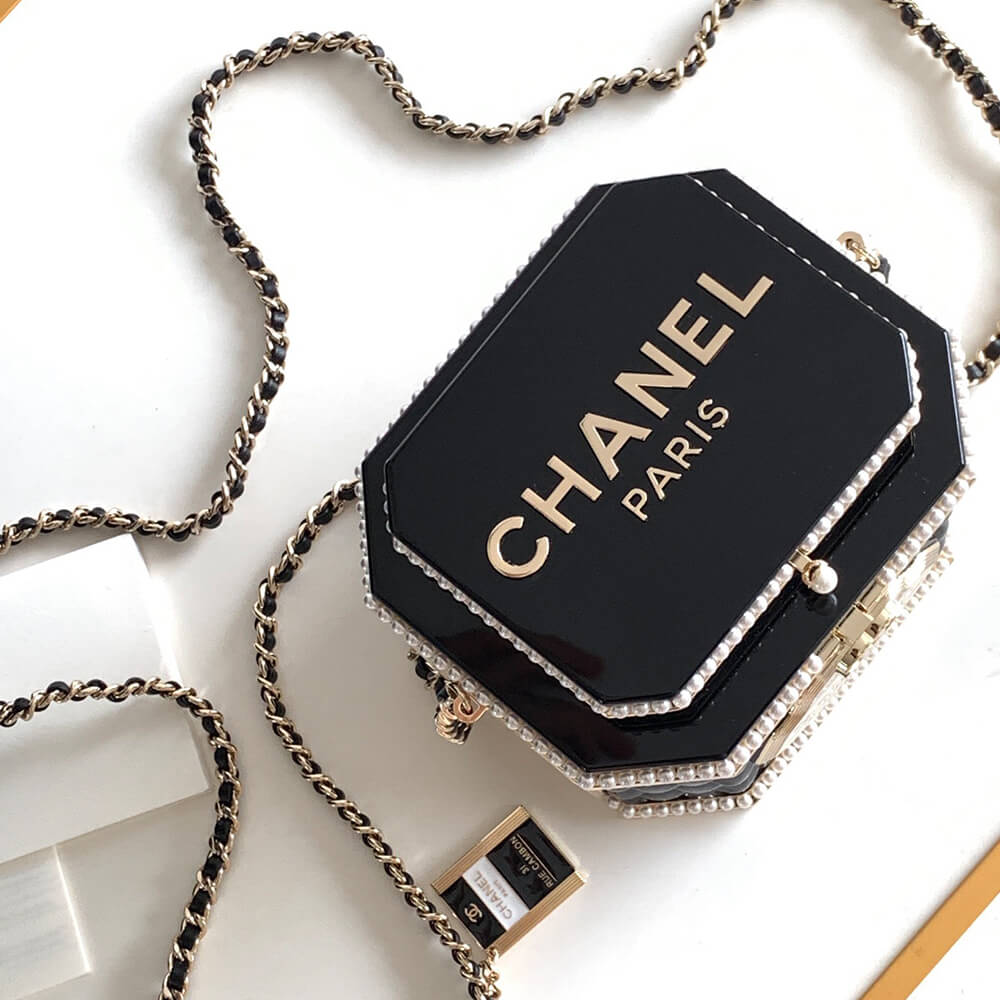 Ch*el tea box minaudiere(high-end grade)