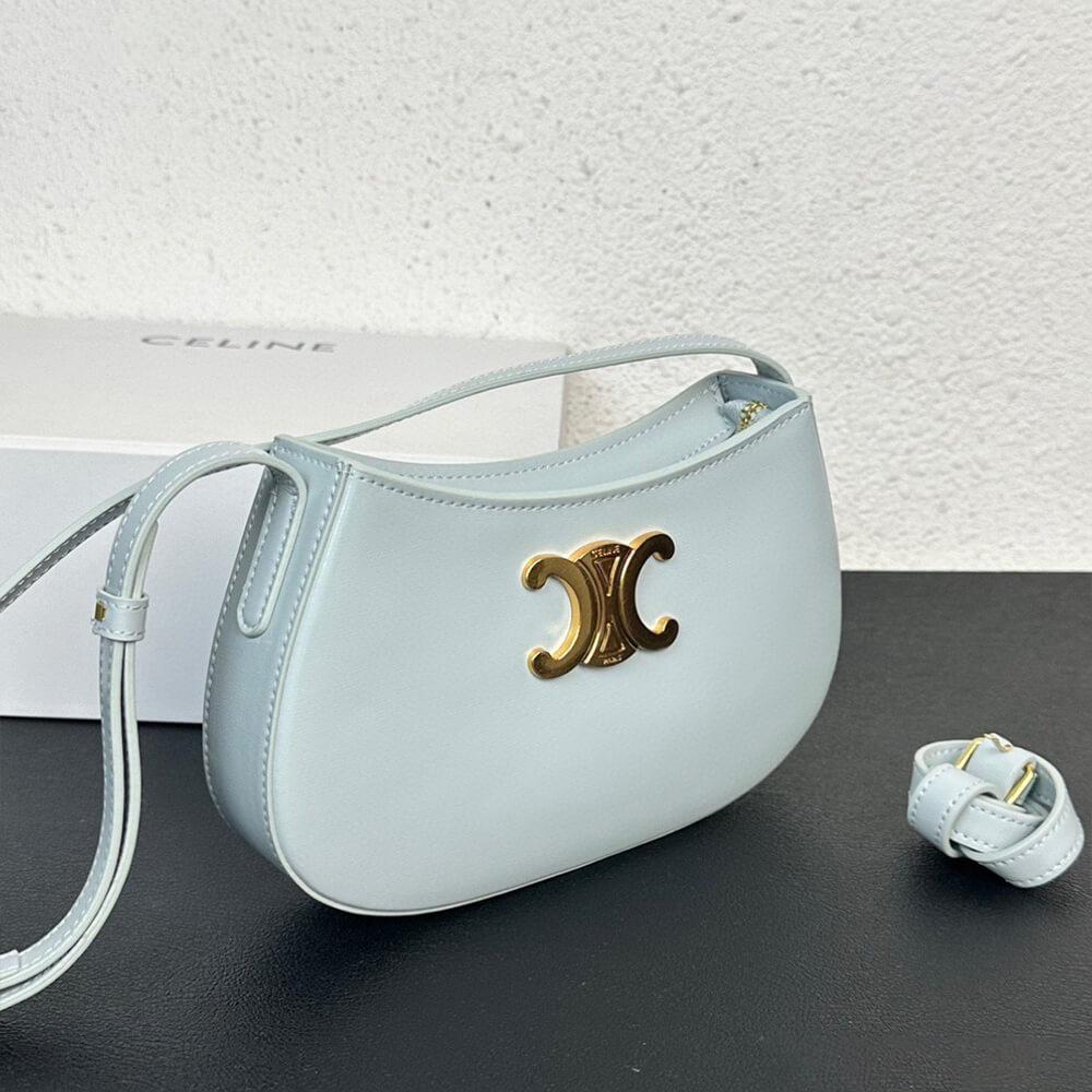 Ce**e medium tilly bag in shiny calfskin