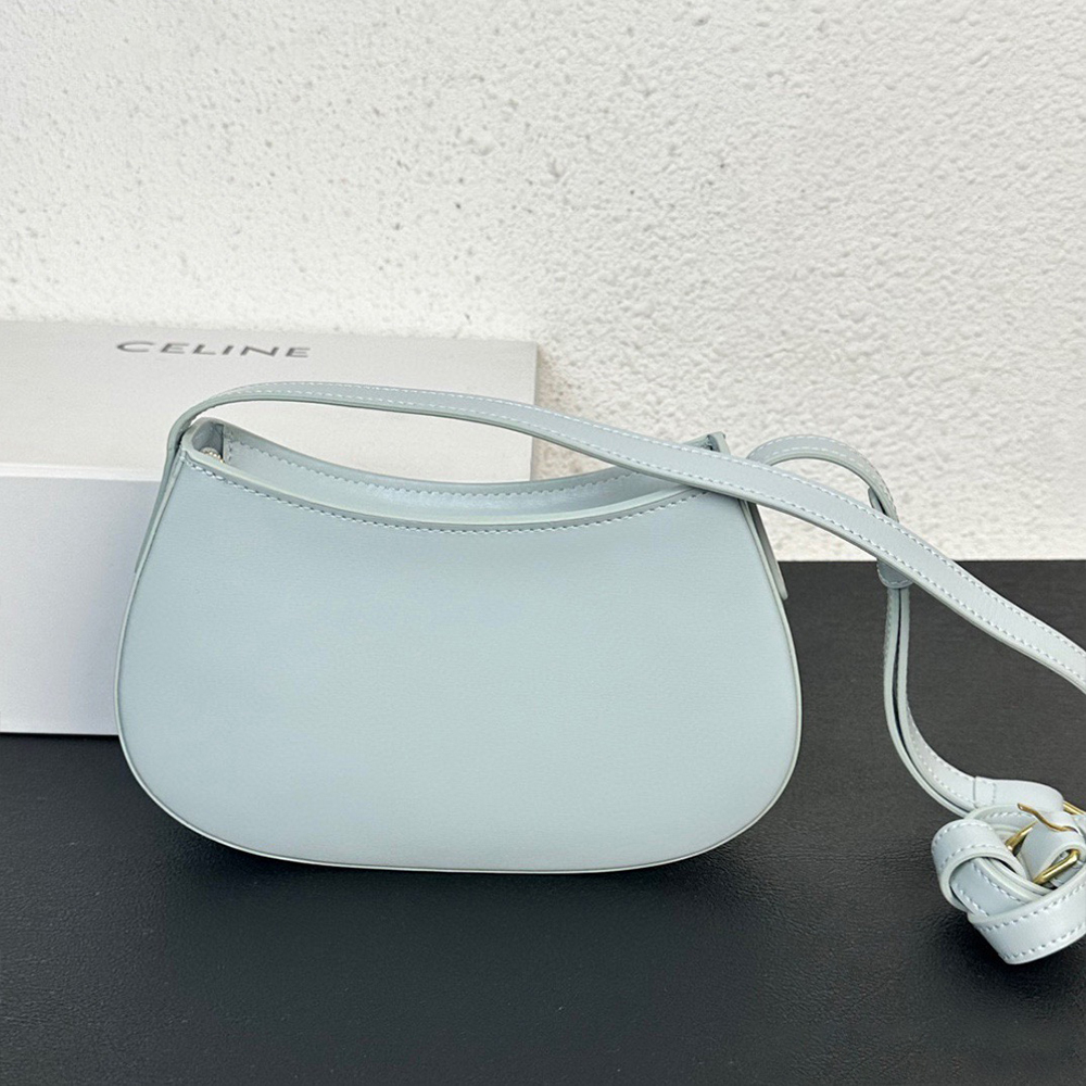 Ce**e medium tilly bag in shiny calfskin