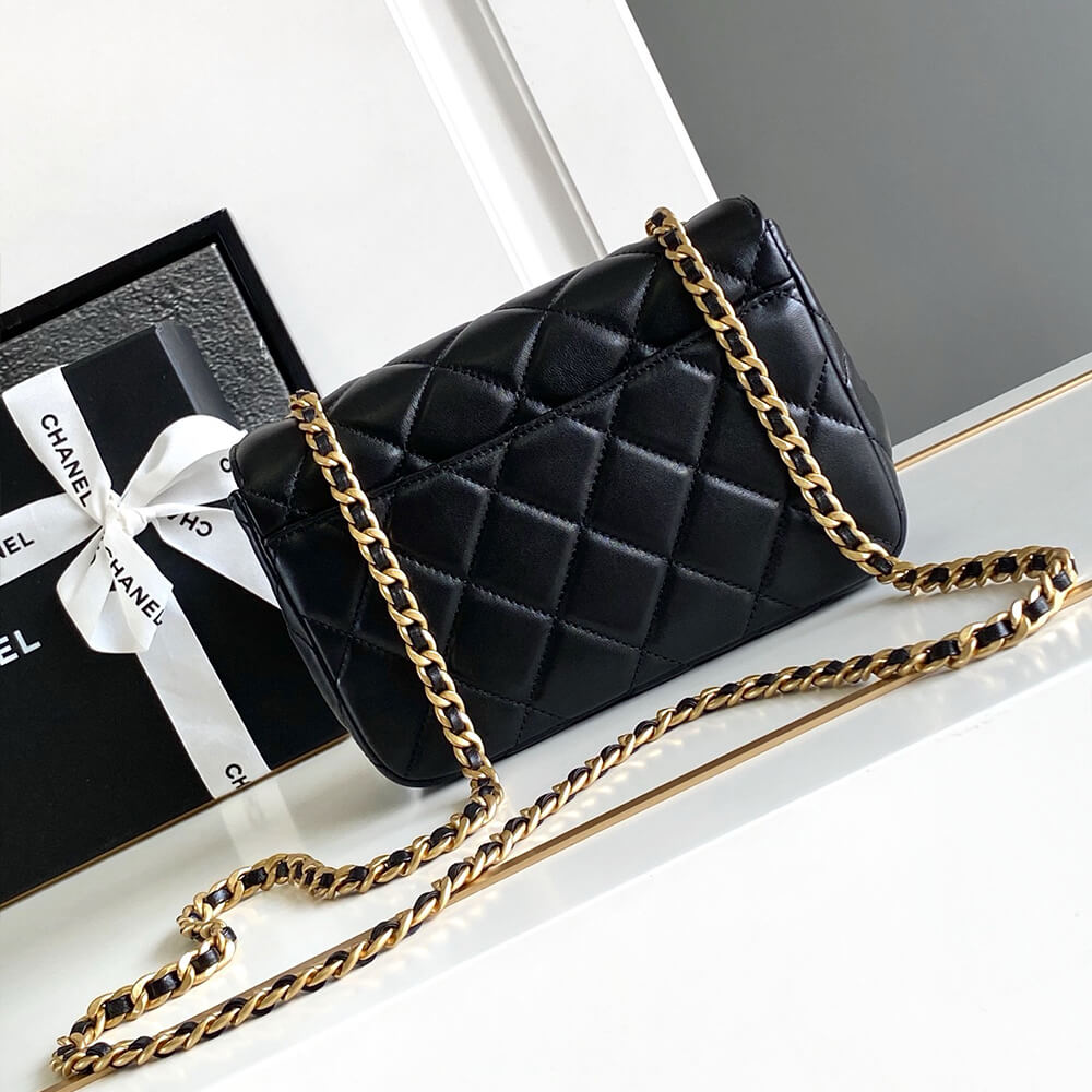 Ch*el mini flap bag(high-end grade)