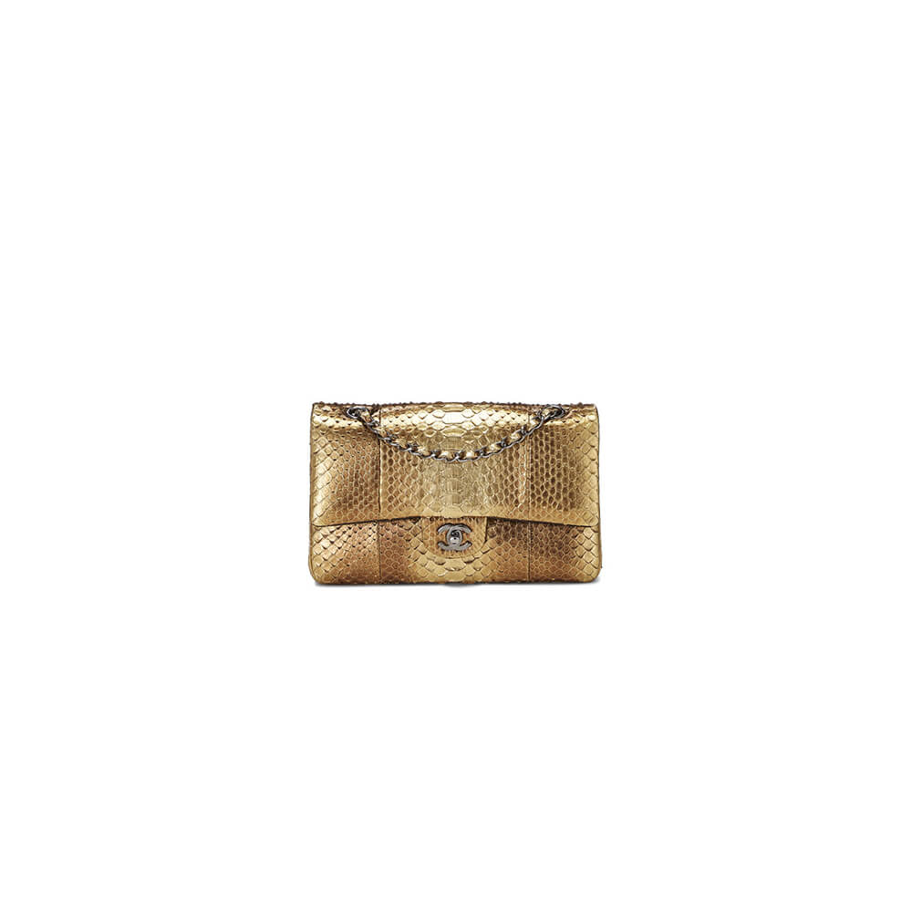 Ch*el classic flap medium in python(high-end grade)