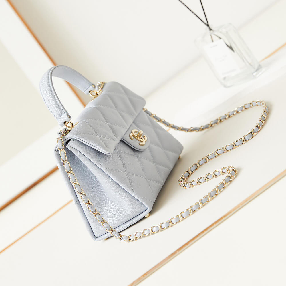 Ch*el small flap with top handle(high-end grade)