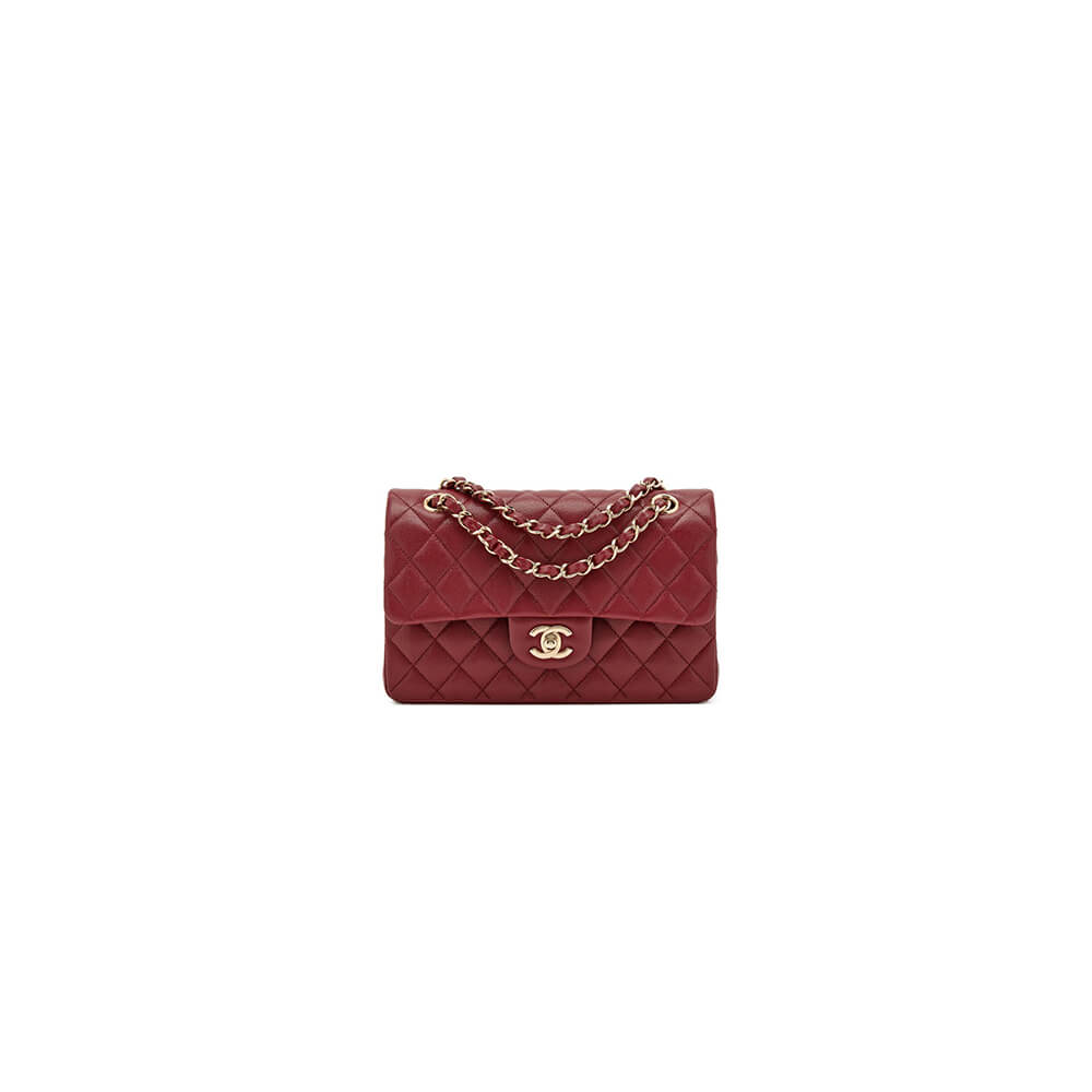 Ch*el small classic flap(tax-free grade)