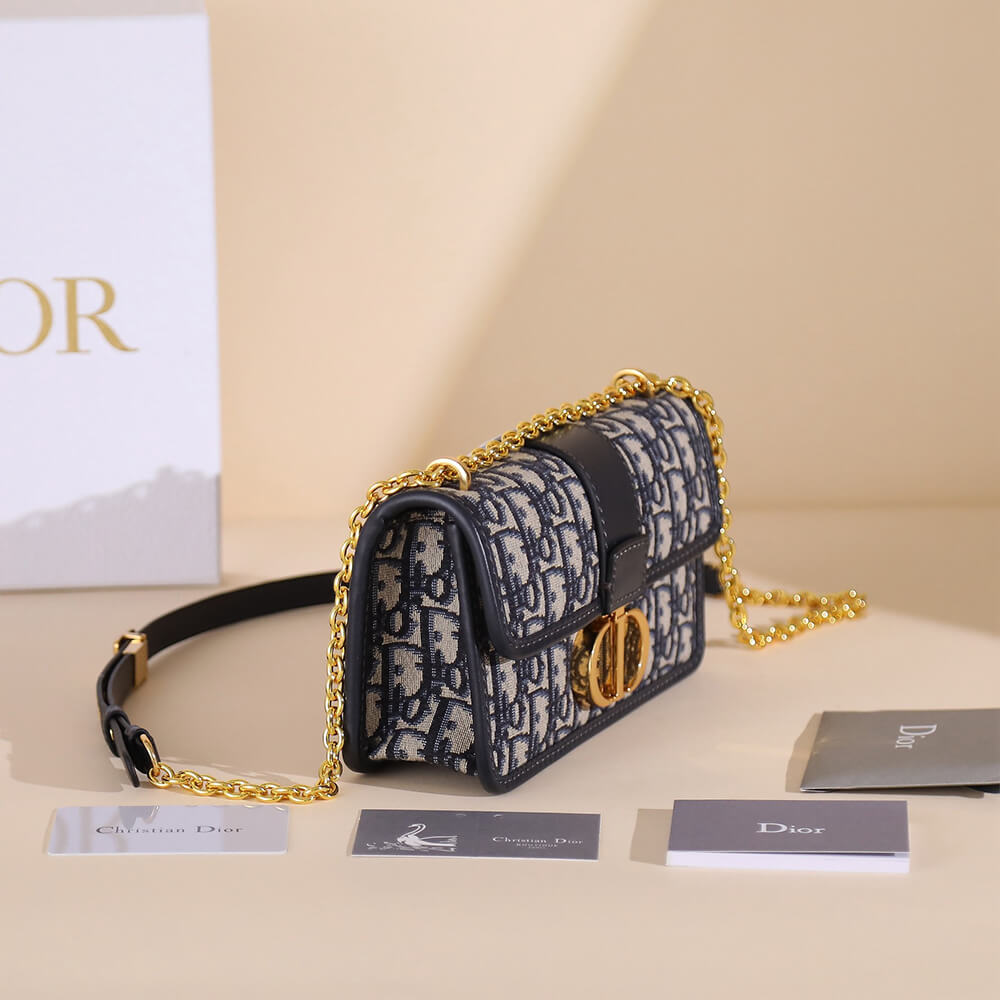 D*or 30 montaigne east-west bag with chain