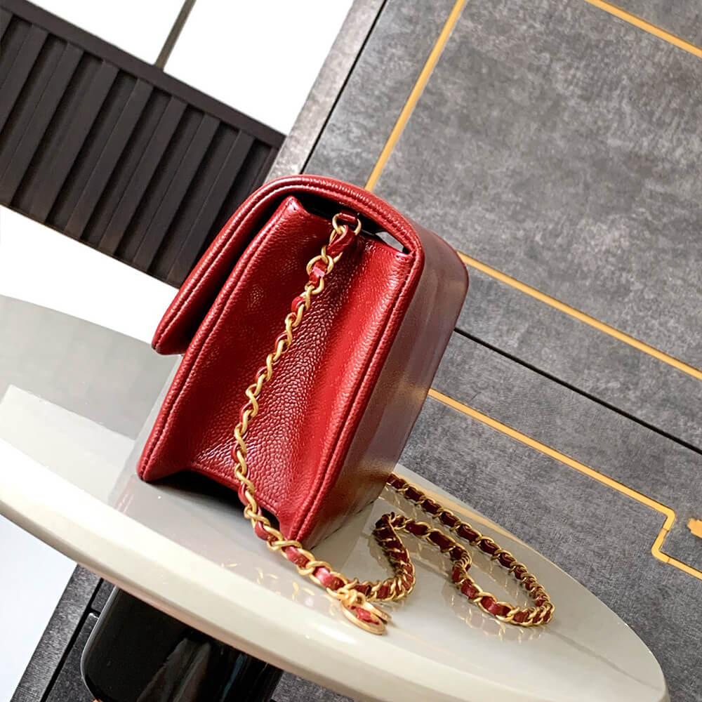 Ch*el small flap bag(high-end grade)