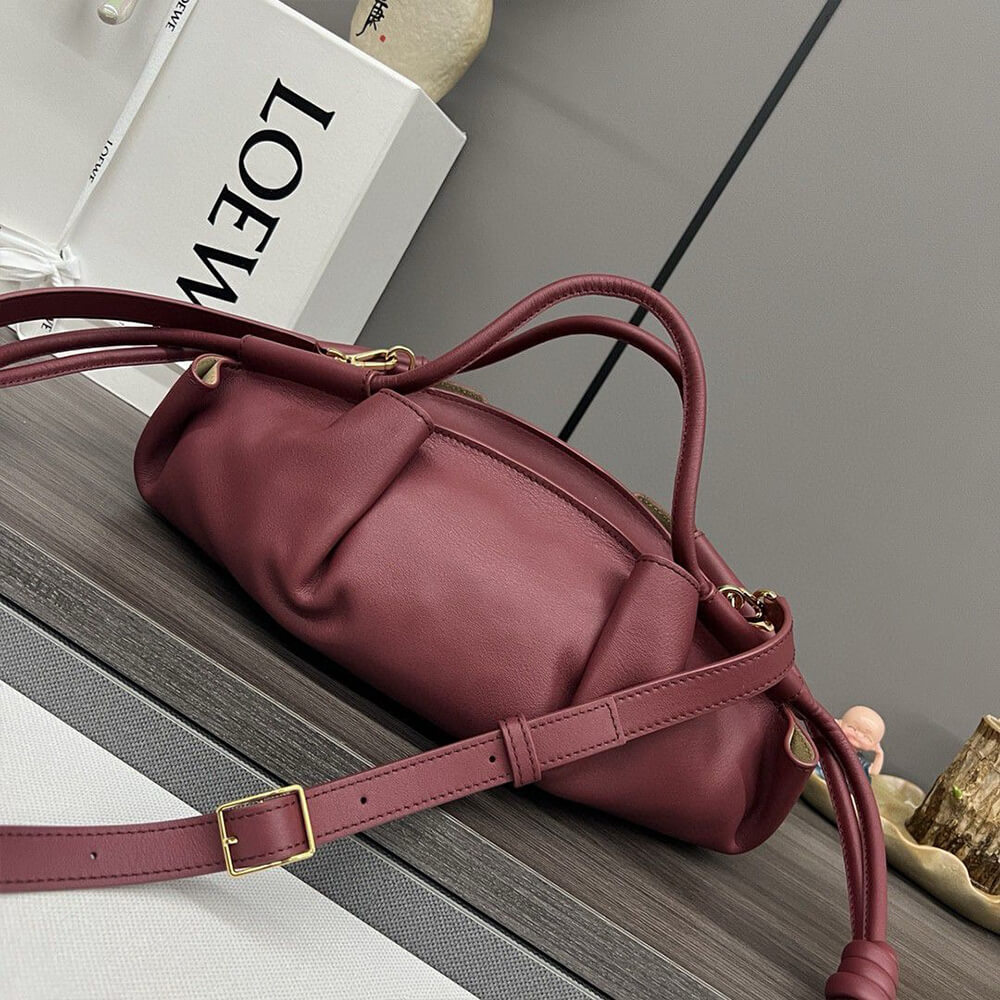 Loewe Small Paseo bag in shiny nappa calfskin(high-end grade)