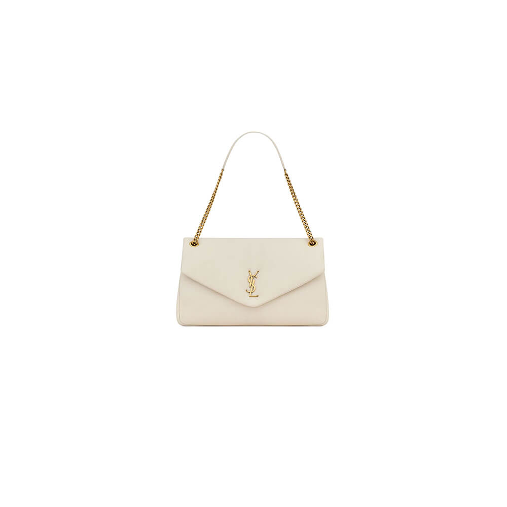 YSL Calypso large in grained lambskin