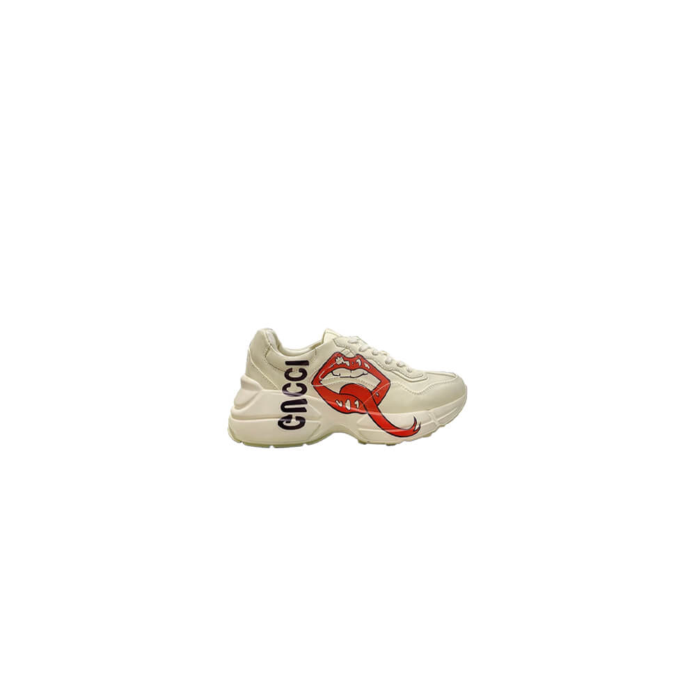G*u*i rhyton sneaker with mouth print